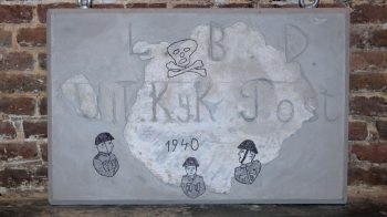 Gedenksteen na 80 jaar terug in Fort Sint Pieter